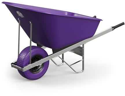 Agri Barrow Schubkarre aus Kunststoff, 160 Liter, mit pannensicheren dicken Reifen, ideal für Reiter, Gärtner, Hof- und Gartenpfleger, Landwirte, Stallarbeiter, Kleingartenbesitzer