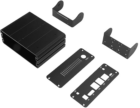 Cosiki Caja de Metal de Refrigeración para Mini Computadora Orin con Soporte para Cámara, Almohadillas Antideslizantes, Material de Aleación de Aluminio