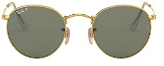 Ray-Ban Unisex Round Metal Lesebrille, Gold, 50