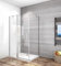 Acezanble Duschkabine 90x90cm Duschwand Duschtür 6mm NANO Glas Höhe 195cm