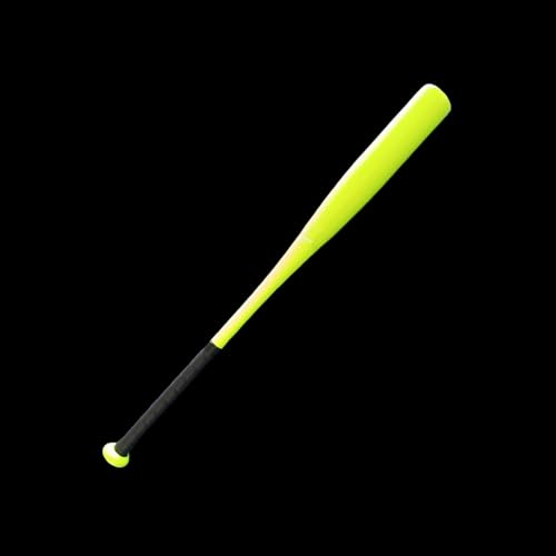 Premium Aluminium Baseballschläger I Profi Alu Baseball Schläger Hobby Sport, für Baseball- Bälle, 4 Größen in Neongelb, mit rutschfestem Griff (30 Zoll)
