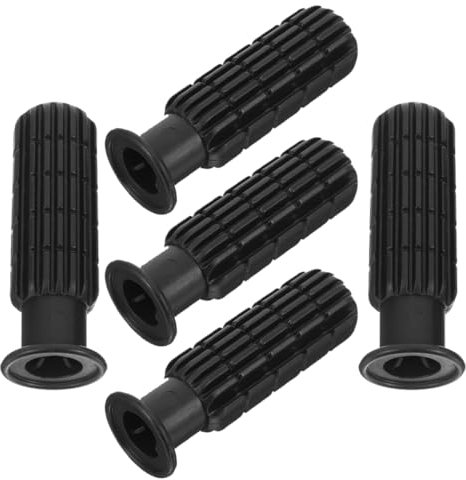 Alasum 5St Fußballmaschinengriff professionelle Kickergriffe Kunststoffteile für Tischkicker Ersatzgriffe für Kickertische kleine Kickergriffe Kickergriffgriff PVC-Material Black