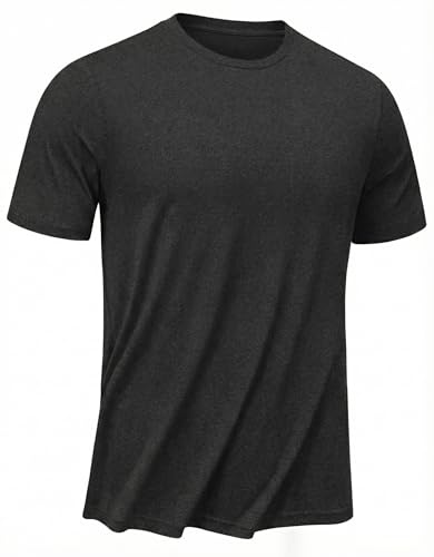 PINSPARK Sportskjorta för män, kortärmad, funktionell skjorta, snabbtorkande, sport, t-shirts, sommar, UPF 50 UV-skjorta, andas, sportskjorta, män, gym, löptröja med reflekterande ränder
