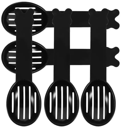 Gadpiparty 5 Piezas Cucharas Colador de Arena para Baño de Hámster Herramienta Pequeña para Limpieza de Mascotas Suministros Duraderos para Cuidado de Roedores Color Color Aleatorio