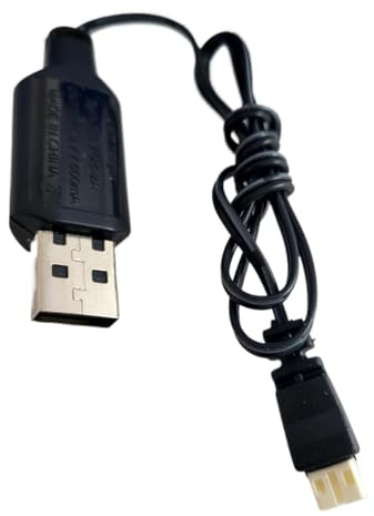 LZHUKOZ para dron S128, Cargador USB para batería de Repuesto, Accesorio para Mini cuadricóptero Fácil de Instalar