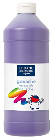 Lefranc & Bourgeois 188524 Kinder Gouache para pintura, 1L, Violeta