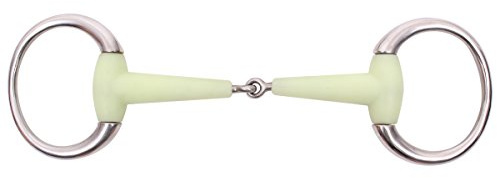 BR Mors à Olive Apple Mouth Simple Brisure - Chevalier - Accessoire pour Chat - Mors - Bit - 13.5 Cm - Inox - Noir - Uni - Résistant à l'eau