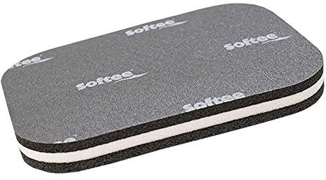 Softee Equipment Tabla Natacion Grande - 46.5 X 28 X 3CM - Color Negro, Blanco Y Negro