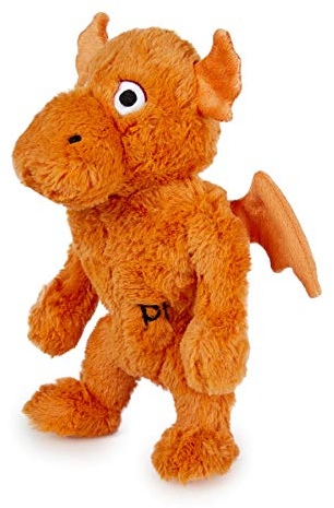 Petface Seriously Strong Plush Dragon Dog Toy (Pack of 1) | Durable Plush Toy for Tough Chewers, Built-In Squeaker, Interactive Play