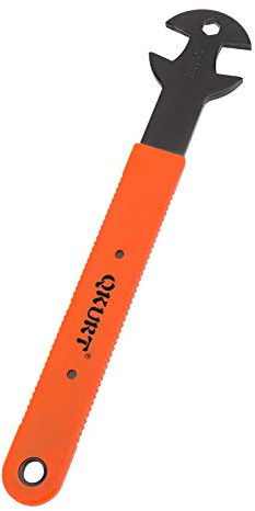 QKURT Fahrradpedalschlüssel für Mountainbike, Schlüssel mit Pedalschlüssel, Werkzeug zum Entfernen von Fahrradpedalen mit langem Griff, geeignet für Fahrräder, Mountainbikes