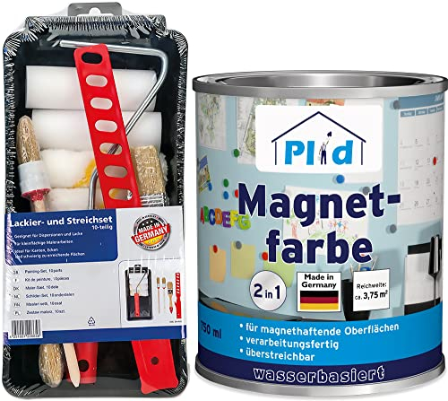 prinzcolor Premium - Pintura magnética (0,75 L), color gris antracita