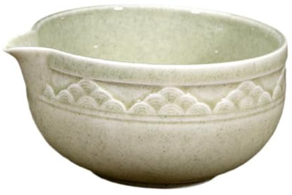 Baoblaze Coppa di Porcellana Coppa di tè Giapponese Fatta a Mano Coppa Tradizionale Matcha Cup per la Preparazione Giapponese principiante, Colore Matcha di Luce