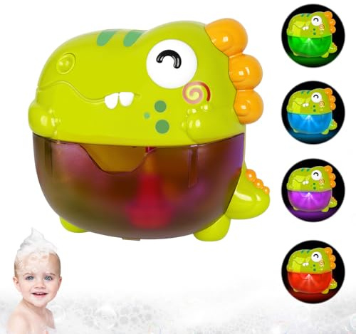 Juguetes Baño Bebe, Juguetes Bañera para Bebe, Juguete de baño, Juguetes para Baño Máquina de Burbujas para Bañera, Musical con Pompas de Jabón para Niños Pequeños de 1, 2, 3, 4, 5, 6 Años
