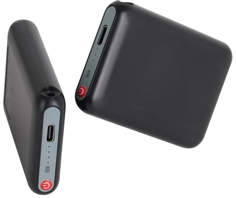 BIAL 5000 mAh extra batteri för uppvärmbara handskar, 5 V extra batterier, uppvärmda handskar backup-batteri, ingen stegjustering (1 par)