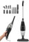 CROWNSHOP 2-in-1 Corded Vacuum Cleaner | 1000W Powerful Upright & Handheld Hoover | HEPA Filter | Lightweight for Carpets & Hard Floors | Hair Tools (Grey)