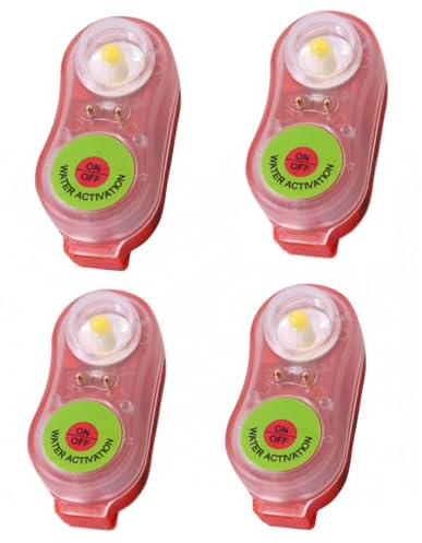 Aloka Olivia Yang Luce Clip per Giacca di salvat Remingtape Gilet di Salvataggio Luce A LED, Giubbotto Salvavita Flash, per Sopravvivenza in Acqua di Emergenza, per Adulti e Bambini