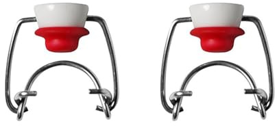 Tapones superiores oscilantes de repuesto para botellas Top estilo Swing de 6 piezas, tapón de sellado reutilizable a prueba de fugas, bebidas transparentes, frutas, vino, barriles