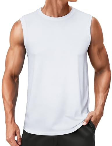 Wayleb Débardeur Homme Sport pour Gym Running et Fitness
