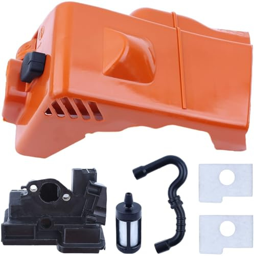 Cappuccio per STIHL 017 018 MS170 MS180 Motosega, AUMEL Copertura con Filtro Aria e Alloggiamento & Filtro del Carburante & Tubo del Carburante Pezzi di Ricambio Accessorio