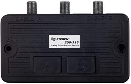 Coax Splitter 2 Way - Network Switch - Manual Transfer Switch - Ab Cuts - Hdmi to Coaxial Cable Adapter for Tv - Cable Splitter 2 Way - Rg6 Ab Switch (2-Pack)