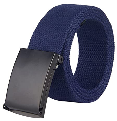 Momolaa Unisex Leinwand GürtelTaktischer Gürtel Elastik Flechtgürtel Elastischer Stoffgürtel Gürtel mit Metallschließe Stoffgürtel Canvasgürtel Canvas Belt für Damen und Herren