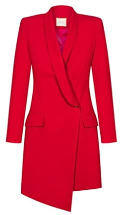 Swing Fashion Blanca | Rot | S(36), Swing moda mujer vestido elegante | vestidos de negocios | vestidos tubo | Vestido Festivo | vestido de fiesta | vestidos de coctel | mini vestido | vestido de noche | Vestido de manga larga | cuello en V | Corto | rojo | 36 De las mujeres, Rot,