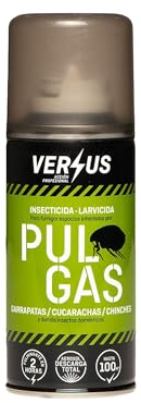 VERSUS Fogger Descarga Total - Fumiga Espacios Infestados por Pulgas, Chinches, Cucarachas, Mosquitos, Hormigas, Polillas - Insecticida Acción Rápida 2H - Eficacia Duradera 2 Meses - Uso Interiores