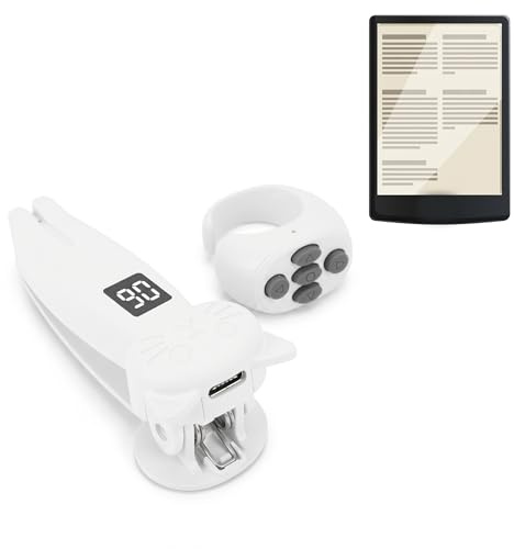 RF-fjärrkontroll Page Turner för Bluetooth-fjärrklicker för Läsning Av Kobo Comics Romans Tabletter, RF-kameraslutare Ta Bilder Kamera Videoinspelning Fjärrutlösare (Vit)