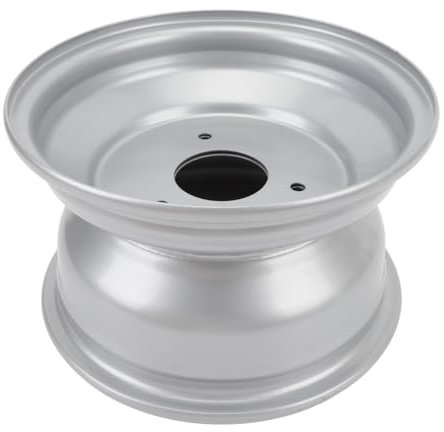 Yctze Moyeu de Roue de 8 Pouces en Alliage D'aluminium, Jante de Roue à Structure Solide à 3 Trous pour Chariot de Kart ATV, Design élégant, Améliorez Votre Véhicule (Largeur Avant 140