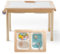 Mamimami Home Spieltisch Kinder, Maltisch für Kinder mit 3 Faltbare Aufbewahrungskästen Kindermöbel, Sandspieltisch, Sensorischer Tisch– Höhenverstellbar & Sicher für Kleinkinder ab 1 Jahr