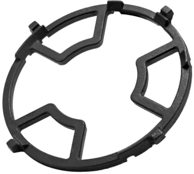 VALICLUD Support pour Casseroles et Poêles Compatible avec Cuisinières à Gaz Design Noir