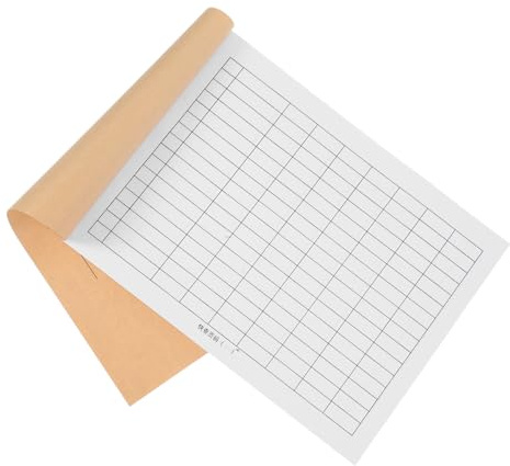 HYTROVE Registre de Gestion des Stocks Vierge, Livre de Comptabilité pour Petites Entreprises, Papier, Grille Claire, Gestion Financière la Maison