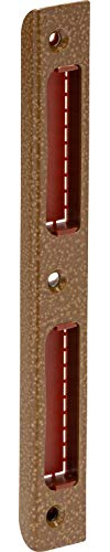 ABUS Winkelschließblech WSB170 mit Kunststoffabdeckung - für Zimmertüre und Wohnungstüren - 170 mm x 20 mm x 8 mm - für DIN linke und rechte Türen - Gold