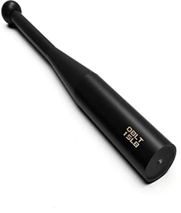 OBLT FIT Steel Indian Clubs for Training- 5LB 10LB 15LB Clubbell for Fitness,Steel Club for Exercise,Strength Training Workout Macebell,Weighted Club Bar for Exercise