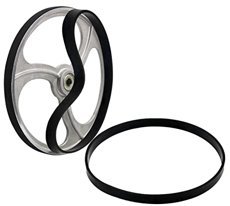 Lot de 2 courroies de transmission en caoutchouc, Accessoires pour outils électriques Travail du bois Scie à ruban en caoutchouc Bande de scie à bande de défilement Anneau en caoutchouc