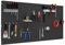 Simon Rack Organizer per attrezzi da parete, include 14 ganci e 3 supporti, 1200 x 600 mm, antracite - Simonwork