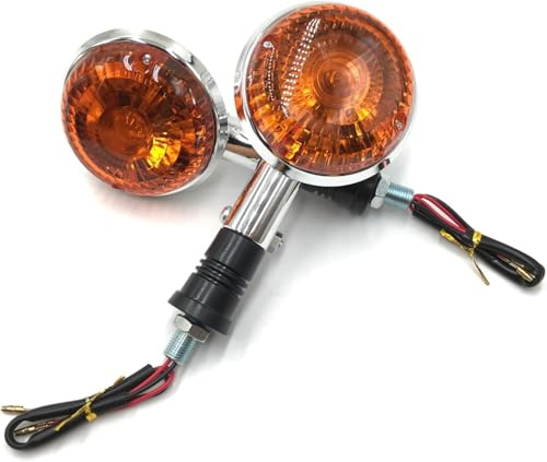 SPNUVR 2Pcs Motorcycle Turn Signal Lights Compatible with Yamaha XV400