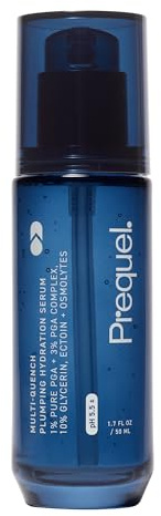Prequel Skin Multi-Quench Plumping Hydration Serum for Face. Intensive Hydrating Facial Serum for Women with PGA Complex and Moisture-Binders. Deep Moisturizing for Dry and Sensitive Skin, 1.7oz
