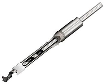 1/4/6Pcs 6-25mm HSS Twist Square Hole Drill Bits Auger Mortising Chisel Extended Saw for Woodworking Tools(6.35mm)