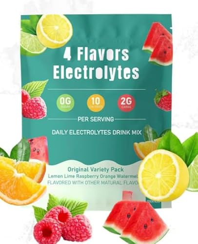 Sockerfri Electrolyte Powder Pack Daglig återfuktning, njut av den tropiska smaken utan tillsatt socker