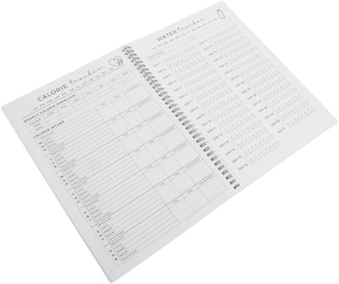 HORIALENCE Fitness Workout Journal X med Spiralbindning Bärbar Fitness Tracker och Gym Loggbok för Kvinnor Daglig Planerare för Wellness och Träningsframsteg