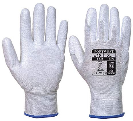 Antistatic PU Palm Glove