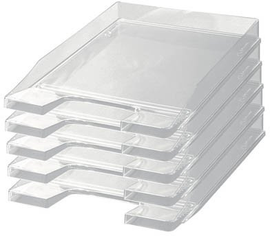 HAN Briefablagen Junior transparent 5 Stück