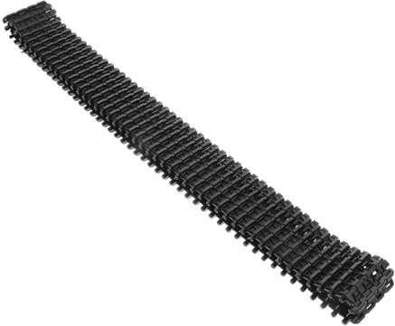 Garneck Chenille de Char Jouet Plastique Noire pour Modèle de Tank