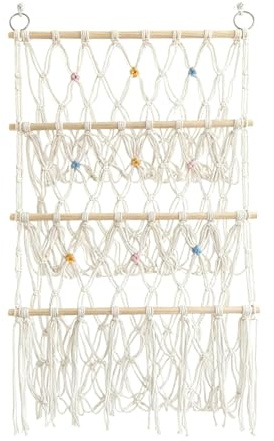 LCSVCCXA Corner Hammock for Stuffed Animals, Decor Ideas, Magazine Rack, Toy Storage Net, Toy Storage, 3 Tier