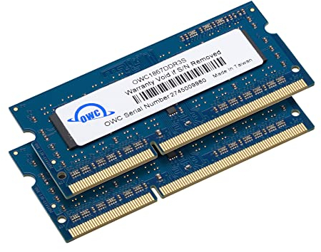 OWC - 16GB Memory Upgrade Kit - 2 x 8GB PC14900 DDR3 1866MHz SO-DIMMs für 27-inch iMac Retina 5K Display (Late 2015) Modelle und kompatible PCs (Verpackung kann variieren)