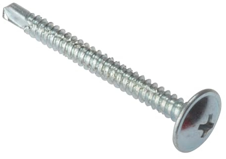 Baypole Self-Drill Screw Phillips Wafer Head ZP 4.8 x 70mm Box 100