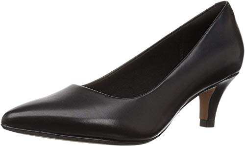 Clarks Women's Linvale Jerica Court Shoes, Black, 3 UK