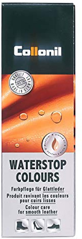 Collonil Waterstop Colours Schuhpflege für Glattleder 75 ml + Rema Ersatzschwammaufträger (253 Hellgrau)