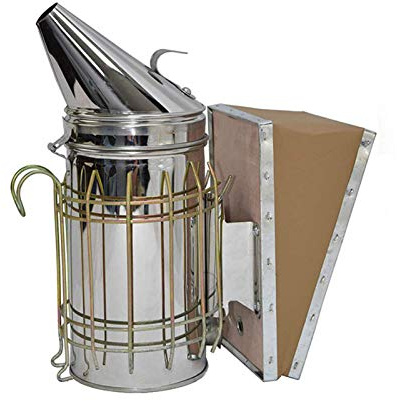 HOTEU Abeille Fumeurs en Acier Inoxydable Bee Hive Fumoir d'apiculture - Apiculture Fumeur Équipements et Outils Apiculture Outils de l'apiculteur